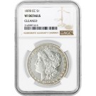 1878 CC Carson City $1 Morgan Silver Dollar NGC VF Details Cleaned Key Date #015
