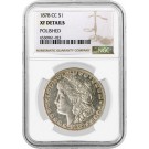 1878 CC Carson City $1 Morgan Silver Dollar NGC XF Detail Polished Key Date Coin