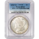 1878 7TF REV Of 78 $1 Morgan Silver Dollar TOP 100 VAM 70 Doubled RIB PCGS MS62