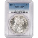 1881 S $1 Morgan Silver Dollar PCGS MS67 Gem Uncirculated Coin #768