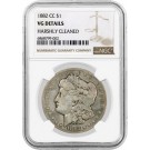 1882 CC Carson City $1 Morgan Silver Dollar NGC VG Details Harshly Cleaned Coin