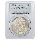 1883 O $1 Morgan Silver Dollar HOT 50 VAM 22A Partial E Reverse PCGS AU55 Coin 