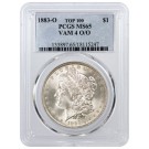 1883 O $1 Morgan Silver Dollar Top 100 VAM 4 O/O PCGS MS65 Gem Uncirculated Coin