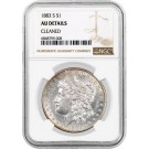 1883 S $1 Morgan Silver Dollar NGC AU Details Cleaned Key Date Coin #008
