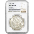 1890 CC Carson City $1 Morgan Silver Dollar NGC UNC Details Cleaned Coin 