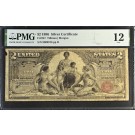 Series Of 1896 $2 Large Size Educational Silver Certificate Fr#247 PMG Fine 12