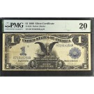 Series Of 1899 $1 Black Eagle Silver Certificate Fr#232 PMG VF20 Very Fine 20
