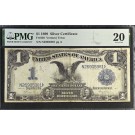 Series Of 1899 $1 Black Eagle Silver Certificate Fr#228 PMG VF20 Very Fine 20