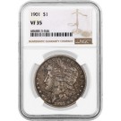 1901 $1 Morgan Silver Dollar NGC VF35 very Fine Key Date Coin