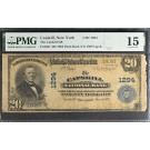 1902 $20 NB The Catskill NB Plain Back Charter #1294 Fr#650 PMG Ch F15 Comments