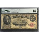 Series Of 1917 $2 Large Size Legal Tender Note Red Seal Fr#60 Choice F15 #031
