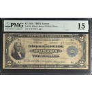 1918 $2 Federal Reserve Bank Note Boston Battleship Fr#749 PMG Ch F15 Stains