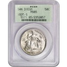 1935 S 50C San Diego Commemorative Silver Half Dollar PCGS MS65 Gen 3.0 OGH #057