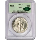 1936 50C Walking Liberty Silver Half Dollar PCGS MS65 CAC Generation 3.1 OGH 