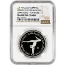 1984 Proof 1 Crown Platinum Isle Of Man Gymnastics XXIII Olympics NGC PF69 UC