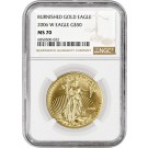 2006 W $50 Burnished 1 oz Gold American Eagle NGC MS70 Gem Uncirculated Coin