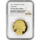 2011 W $50 Proof American Gold Buffalo 1 oz .9999 NGC PF70 Ultra Cameo Coin 