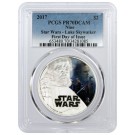 2017 $2 Niue Proof Star Wars Luke Skywalker Colorized 1 oz .999 Silver PCGS PR70 DCAM FDOI