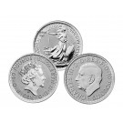 Random Year £10 1/10 oz .9995 Platinum Great Britain Britannia Uncirculated Coin BU