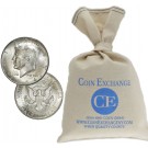 $100 Face Value Bag 90% Silver Kennedy Half Dollars Full Dates