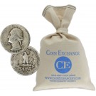 $100 Face Value Bag 90% Silver Washington Quarters Partial/No Date (Culls) 