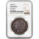 1888 S $1 Morgan Silver Dollar NGC AU Details Cleaned Key Date Coin