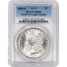 1890 O $1 Morgan Silver Dollar HOT 50 VAM 10 Comet PCGS MS63 Key Date Coin