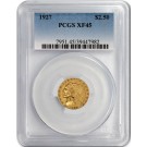 1927 $2.50 Indian Head Quarter Eagle Gold PCGS XF45 Circulated Coin 