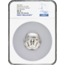 2020 $5 Niue Star Wars Stormtrooper Helmet Shape 2 oz .999 Silver NGC MS70 FR