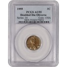 1955 1C Lincoln Wheat Cent FS-101 Doubled Die Obverse DDO PCGS AU55 Coin