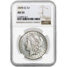 1878 CC Carson City $1 Morgan Silver Dollar Top 100 VAM 24A DDO & LUMP NGC AU53
