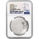 2020 $2 Niue Proof Star Wars Death Star 1 oz .999 Silver NGC PF70 UC First Releases