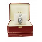 Cartier Tank Francaise 2465 25mm x 30mm Stainless Steel Midsize Quartz Watch