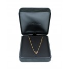 Tiffany & Co 18k Rose Gold .25 tcw Diamond Mini Heart Necklace 16" With Box