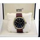 Montblanc 1858 Dual Time Zone 44mm Stainless Steel Bronze Automatic Watch 116479