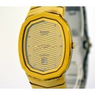 Vintage Rado Diastar 27mm Gold Electroplated Steel Quartz Watch 160.0217.3 WORKS