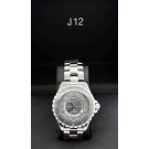 Chanel J12 Chromatic 42mm Titanium Ceramic Bezel Grey Dial Automatic Watch H2934