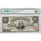 Series Of 1886 $10 Silver Certificate Tombstone Fr#292 PMG VF30 Minor Repair