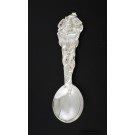 Vintage 1995 Tiffany & Co Sterling Silver Santa Claus Christmas Baby Spoon 4 7/8