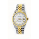 1987 Rolex Datejust # 16013 Cal 3035 36mm Two Tone 18k Gold SS Automatic Watch