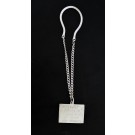 Vintage Return To Cartier 5th Avenue 925 Sterling Silver Charm Key Fob Pendant