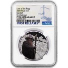 2021 $2 Niue Proof Lord Of The Rings Gandalf 1oz Silver Colorized NGC PF70 UC FR
