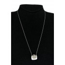 Tiffany & Co Elsa Peretti Sterling Silver Perfume Bottle Pendant Necklace 18.75"