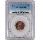 1903 1C Indian Head Cent PCGS MS64 RB Red Brown Brilliant Uncirculated Coin