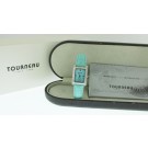 Tourneau 1064 20mm x 31mm Stainless Steel Diamond Teal MOP Dial Quartz Watch