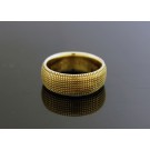David Yurman 18k Yellow Gold 8.5mm Sky Band Wedding Ring Size 10