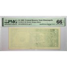 1985 $1 FRN Minneapolis Fr#1913-I Insufficient Inking Error PMG Gem UNC 66 EPQ 6