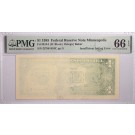 1985 $1 FRN Minneapolis Fr#1913-I Insufficient Inking Error PMG Gem UNC 66 EPQ 8