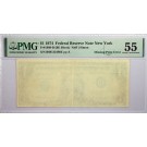 Series Of 1974 $1 FRN New York Fr#1908-B Missing First Print Error Note PMG AU55