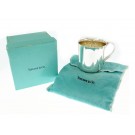 Vintage Tiffany & Co # 23245 Sterling Silver Baby Cup Box & Pouch No Mono